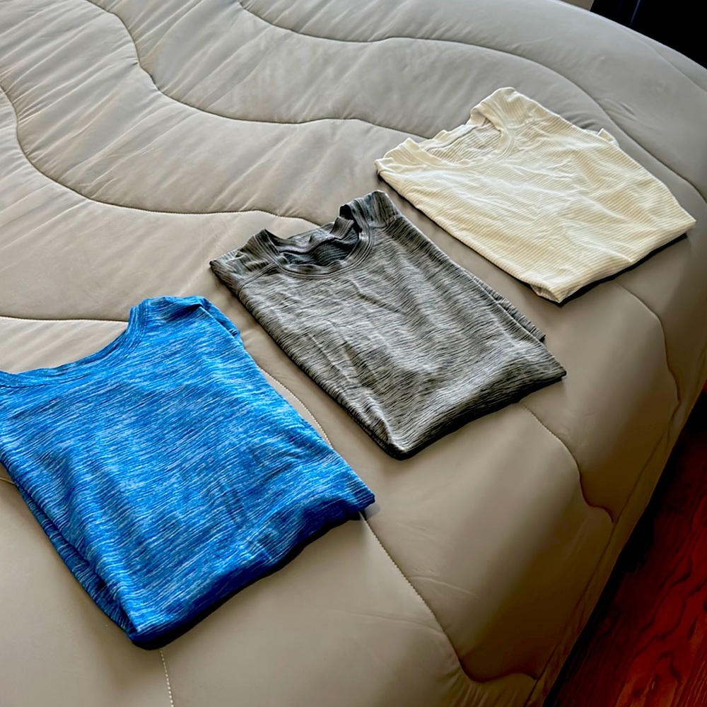 3 Lululemon Workout Shirts